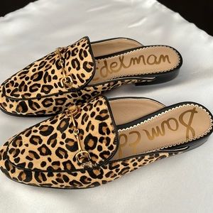Sam Edelman Leopard Mules